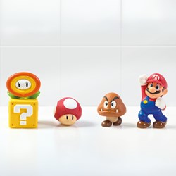 Tomy badspeelgoed Mario set - 4 stuks Mario figuren voor in bad