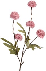 Roberts Collection kunstbloem pompom 52cm decoratie roze multicolor