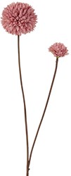 Roberts Collection kunstbloem pompom decoratie 66cm oudroze