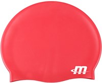 Megaform junior zwemcap siliconen rood voor kinderen 2-8 jaar