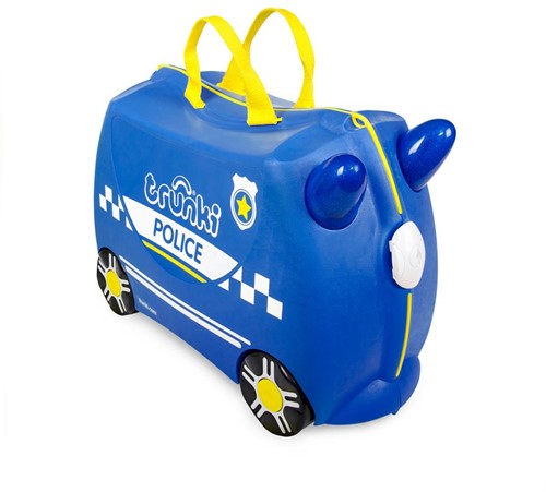 Trunki Ride-on Reiskoffer incl. stickers - Percy Politiewagen