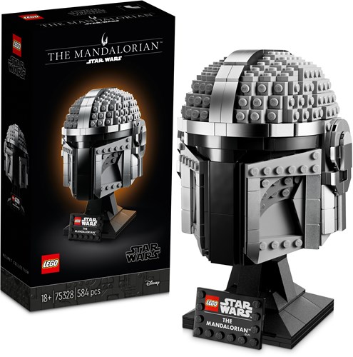 LEGO Star Wars Mandalorian helm bouwset voor volwassenen 75328-2