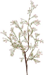 Roberts Collection kunsttak gipskruid roze decoratiebloem 110cm