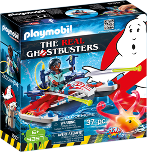 Playmobil Ghostbusters Zeddemore Met Waterscooter 9387 playmobil kopen in de aanbieding