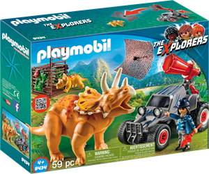 Playmobil Dinos Offroad Buggy Met Dinovangnet 9434 playmobil kopen in de aanbieding