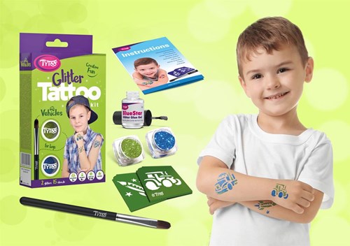 TYTOO Tytoo Glitter Tattoo - Voertuigen-2
