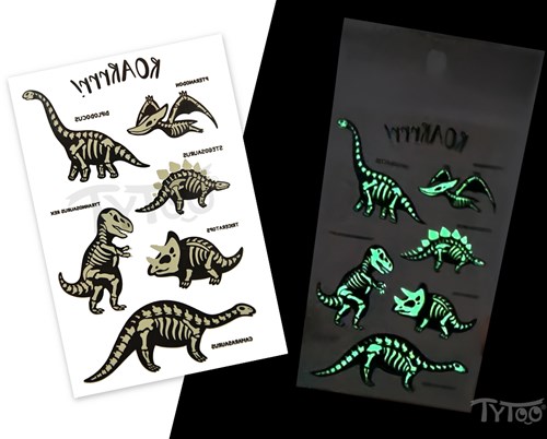 TYTOO Tytoo Tattoo Sticker - Dino's-3