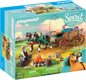 Playmobil Spirit Luckys Vader En Wagen 9477 playmobil kopen in de aanbieding