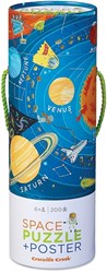 Crocodile Creek puzzel educatief ruimte 200 stukjes met poster