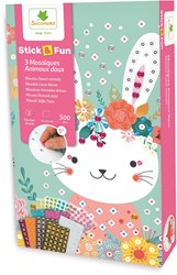 Sycomore mozaïek speelgoed Stick'N Fun dieren creatief knutselen