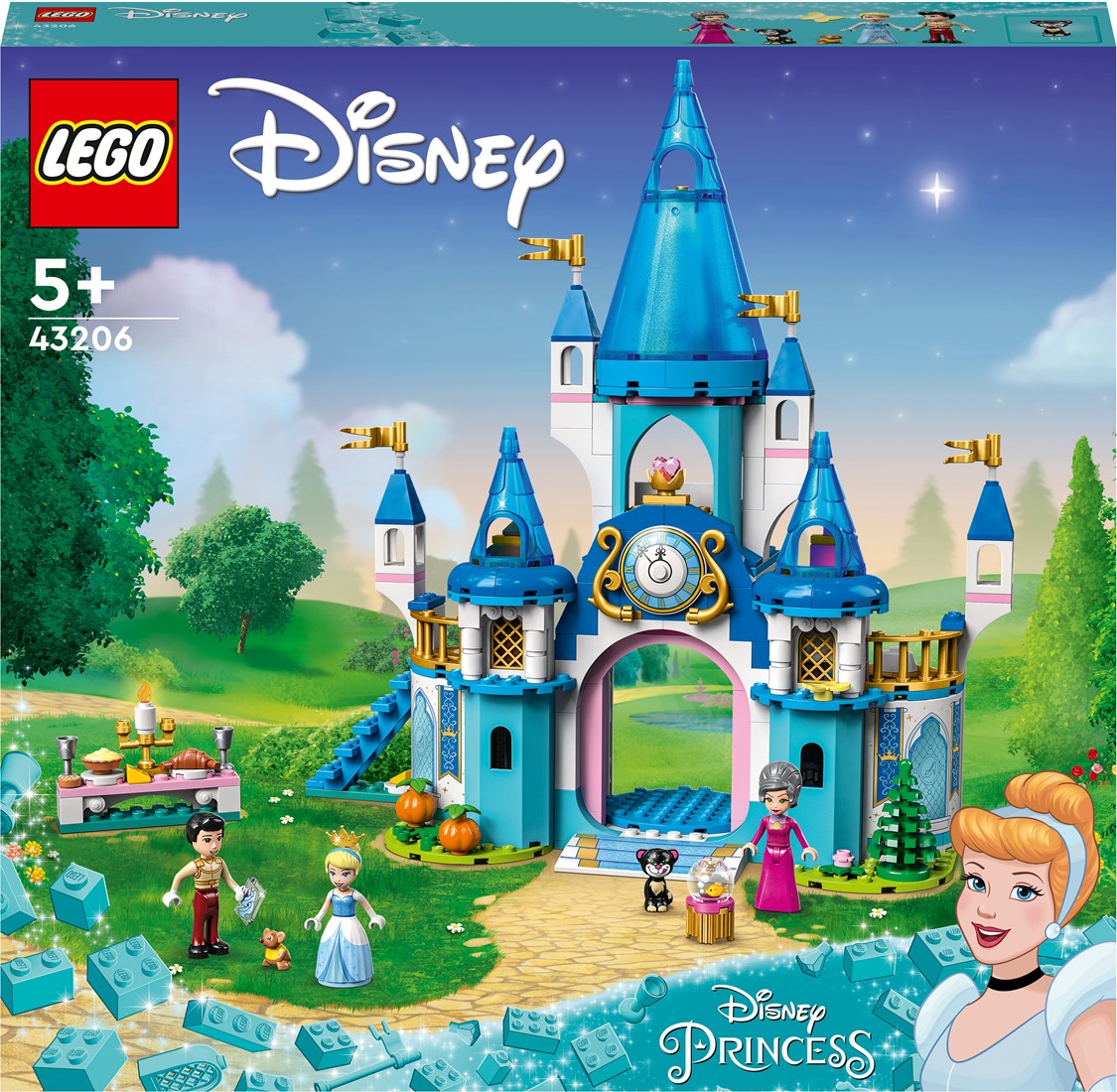 stromen Namens Ruim LEGO Disney Princess - Het kasteel van Assepoester en de knappe prins 43206  bij Planet Happy