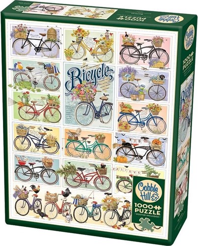 Cobble Hill puzzel Bicycles - 1000 stukjes