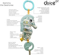 Dolce Toys speelgoed Ocean activiteitenhanger - Zeepaardje Sammy-2