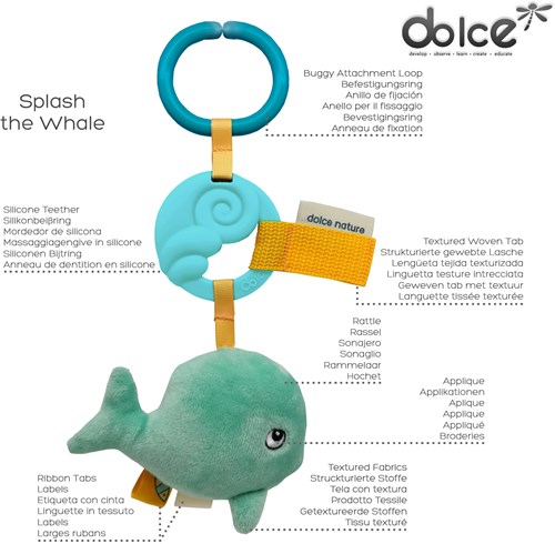 Dolce Toys speelgoed Ocean activiteitenhanger - Walvis Splash-2