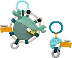 Dolce Toys speelgoed Ocean activiteitenhanger & bijtring - Krab Shelly