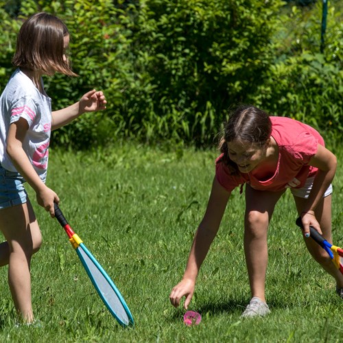 Schildkröt reuzenset rackets kinderspel tennis badminton buiten-3