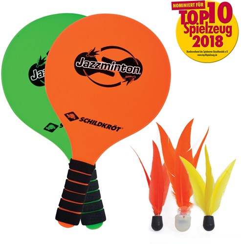 Schildkröt Jazzminton set beachball LED birdies speelplezier