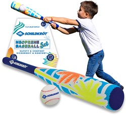 Schildkröt baseball set neopreen - zachte knuppel en bal voor kinderen