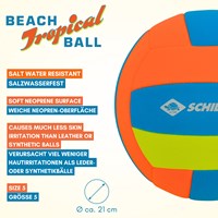 Schildkröt beachvolleybal neopreen tropisch design maat 5 strandbal-2