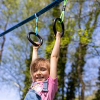 Schildkröt Jungle Line ringenset - speeltoestel accessoire voor buiten-3