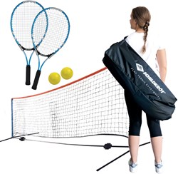 Schildkröt tennis set rugzak met net en accessoires voor kinderen