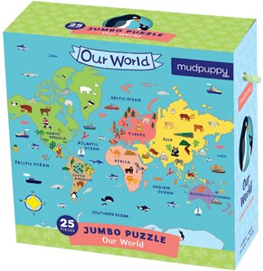 Mudpuppy Jumbo Puzzel Onze Wereld mudpuppy kopen in de aanbieding Mudpuppy Jumbo Puzzel Onze Wereld mudpuppy kopen in de aanbieding