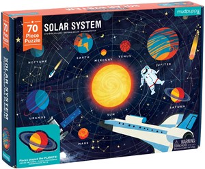 Mudpuppy 70 Pc Geography Puzzle Solar System mudpuppy kopen in de aanbieding