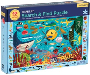 Mudpuppy Search Find Puzzle Ocean Life 64Pcs mudpuppy kopen in de aanbieding