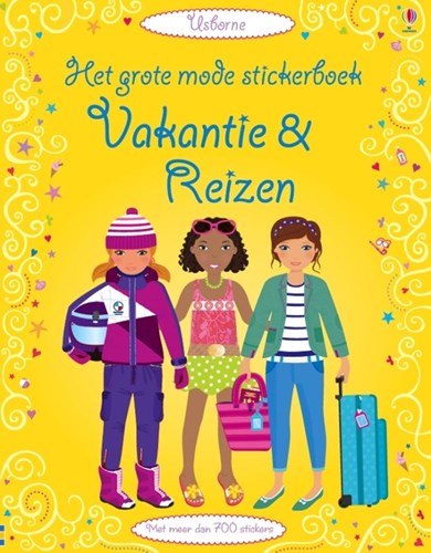 Harlekijn mode stickerboek vakantie en reizen - creatief stickerplezier