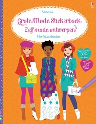 Harlekijn mode stickerboek herfstcollectie - zelf ontwerpen en creatief knutselen