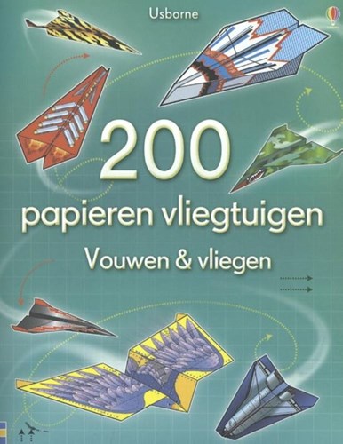 Usborne doeboek papieren vliegtuigen - 200 vouwvliegtuigen boek