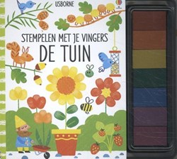 Usborne creatief stempelboek tuin - vingerstempelen voor kinderen 4+
