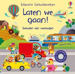 Usborne geluidsboekje interactief kinderboek Laten we gaan voertuigen