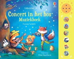 Usborne muziekboek Concert in het bos interactief kinderboek