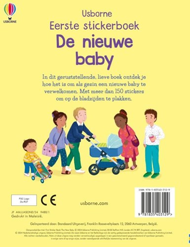 Usborne stickerboek baby - Eerste stickerboek De nieuwe baby-2