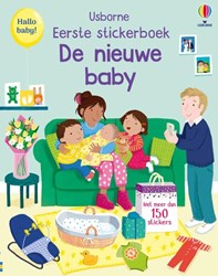 Usborne stickerboek baby - Eerste stickerboek De nieuwe baby
