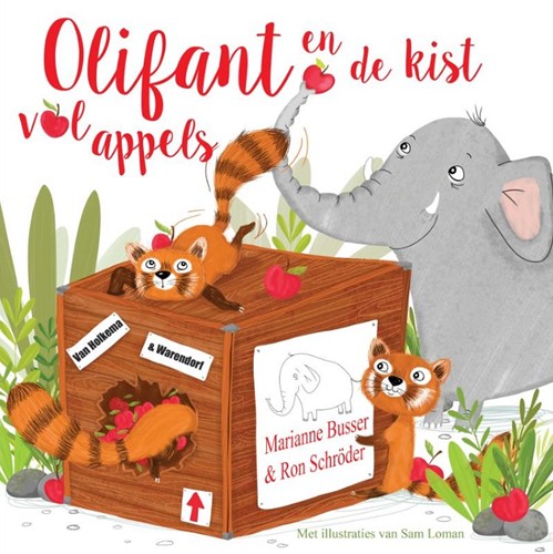 Unieboek Olifant en de kist vol appels. 4+