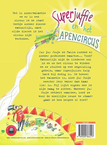 Unieboek kinderboek Superjuffie en het apencircus 7+ avontuur-2