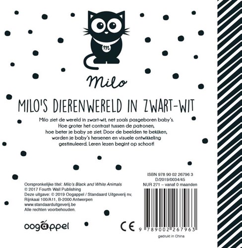Oogappel babyboek dieren zwart-wit Milo's wereld visuele stimulatie-2