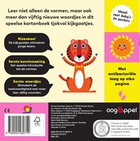 Oogappel baby boek vormen kartonboek voor peuters en baby's-2