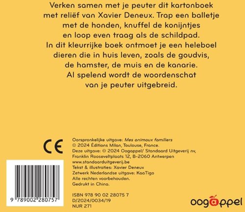 Oogappel kartonboek huisdieren voelboek voor peuters en kinderen-2