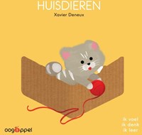 Oogappel kartonboek huisdieren voelboek voor peuters en kinderen