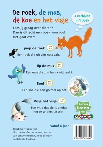Kluitman kinderboek leren lezen dierenverhalen AVI M3-E3 hardcover-2