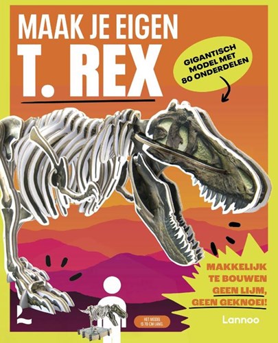 Lannoo bouwpakket T. rex dinosaurus knutselset voor kinderen 7+