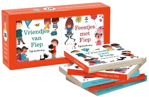 Volt uitdeelboekjes Fiep kinderboekjes set - 10 stuks kleurrijk cadeau