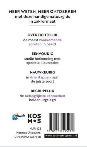 Kosmos ANWB bloemen gids 120 soorten herkennen pocketformaat boek-2