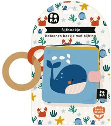 Bora Shop baby bijtboekje zee - zacht stoffen boekje met bijtring