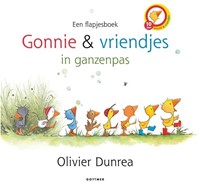 Kinderboek voorleesboek Gonnie en vriendjes in ganzenpas flapjesboek
