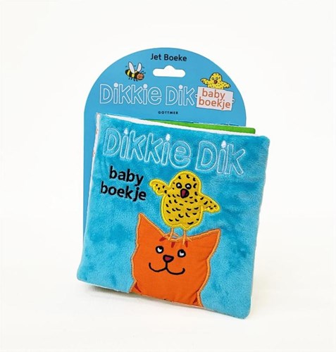 Gottmer Dikkie Dik stoffen babyboekje - babyboekje 1+ maanden