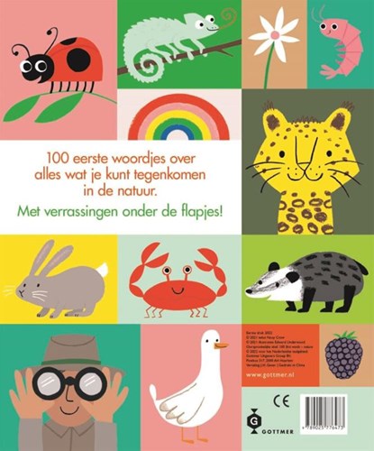 Gottmer natuur kartonboek - 100 eerste woordjes voor peuters-2